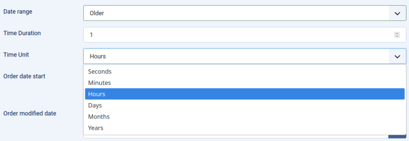 Date range Older options RO CSVI 9.3.0