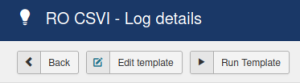 Log Details Toolbar