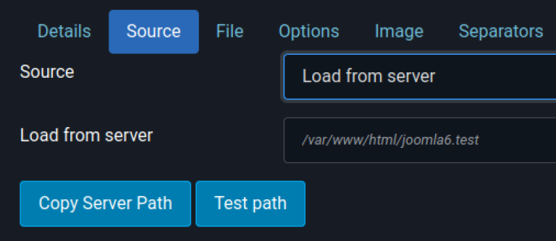 RO CSVI 9.5.0 Copy Server Path