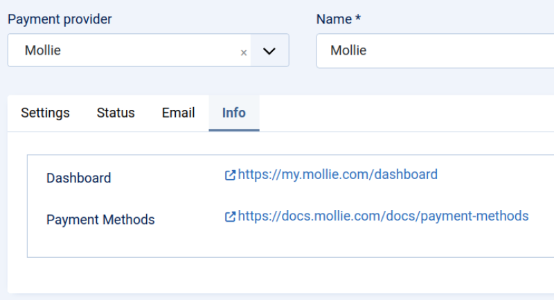 RO Payments 9 Provider Info Tab