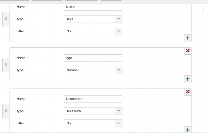 Joomla custom field repeatable field