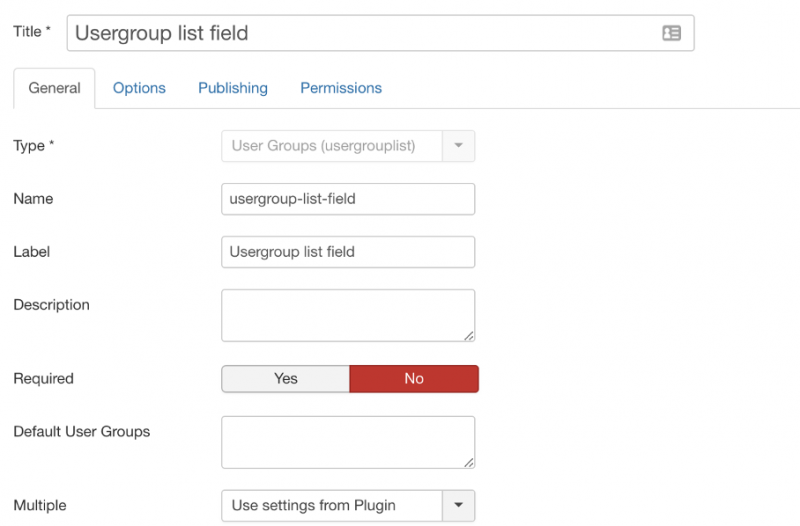Joomla custom field user field result