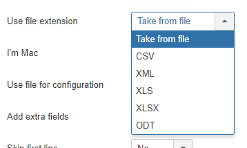 RO CSVI File Extensions