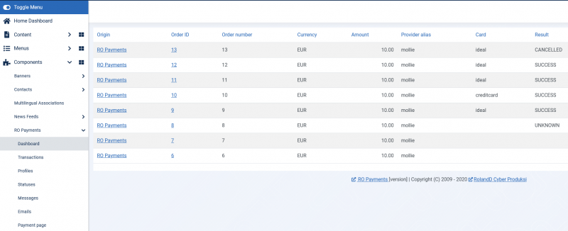 RO Payments 6.2.0 with Joomla 4 support