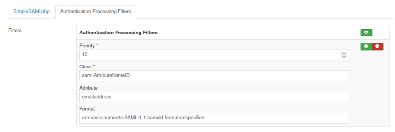 Authentication Processing Filters